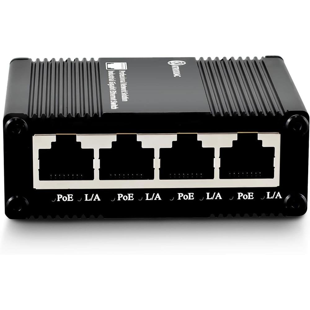 5 Ports Gigabit PoE Passthrough Mini Ethernet Switch 1 – Front View