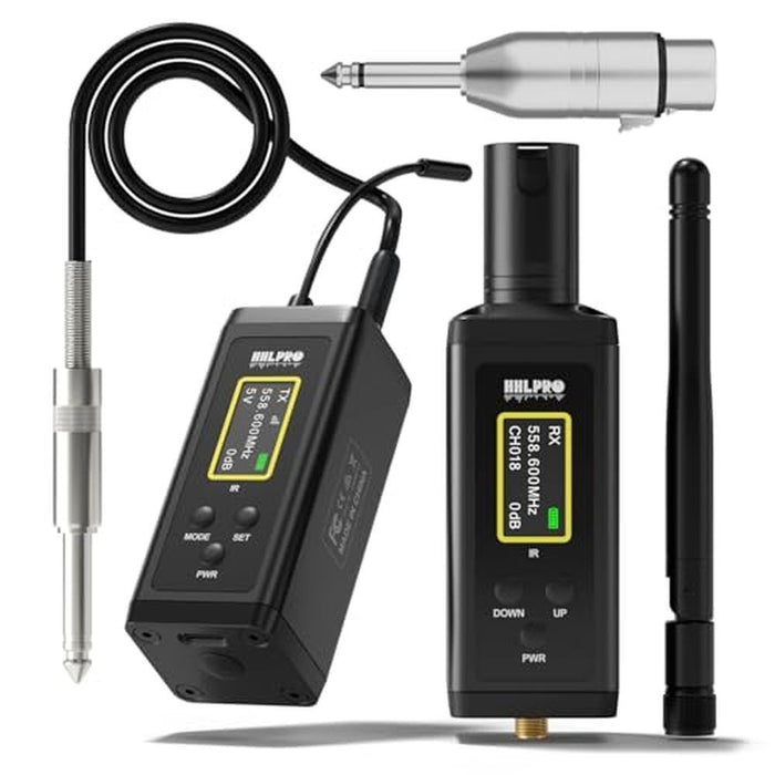 Guitar HHLPRO: HHLPRO UHF Wireless Guitar System with – Front View