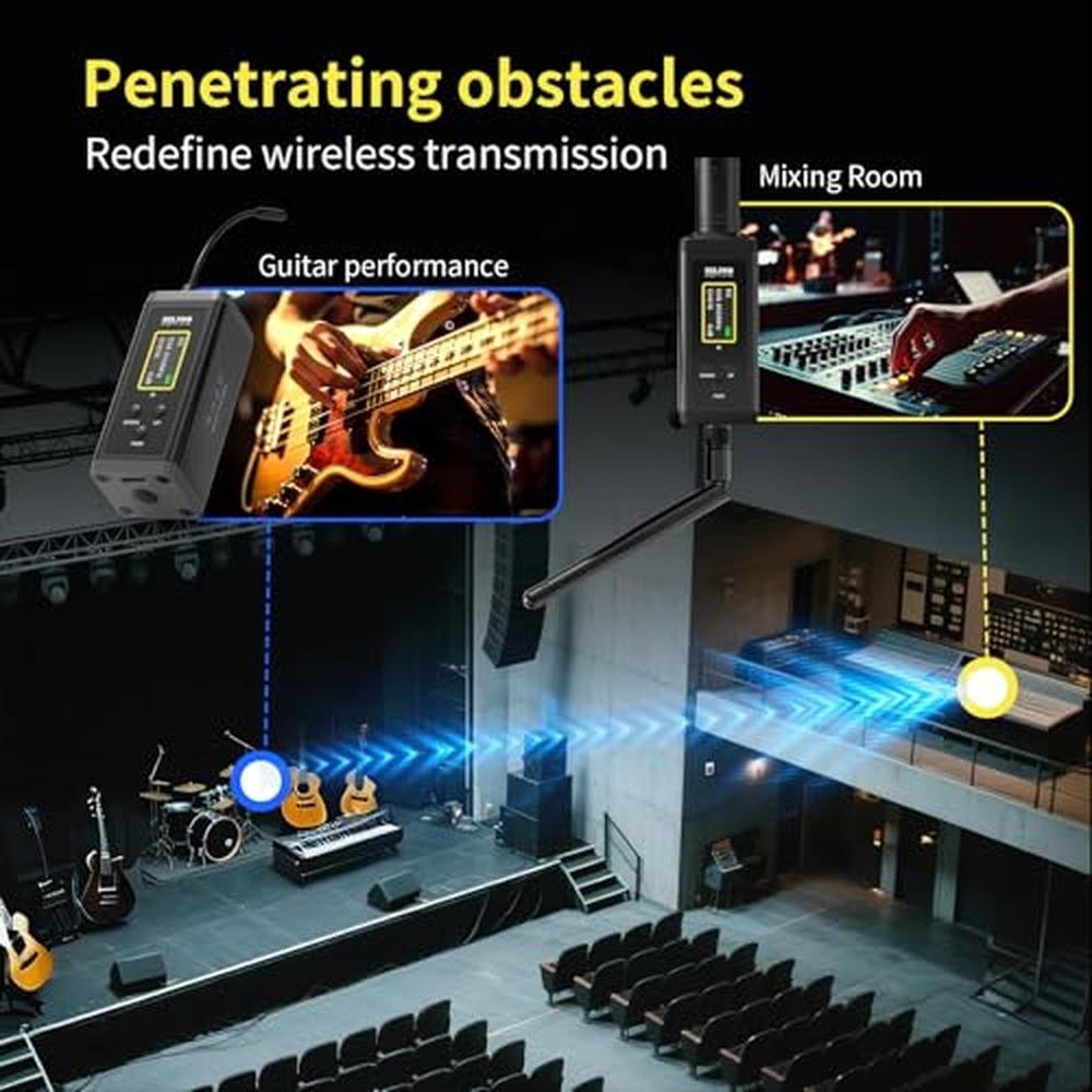 Guitar HHLPRO: HHLPRO UHF Wireless Guitar System with – In Use