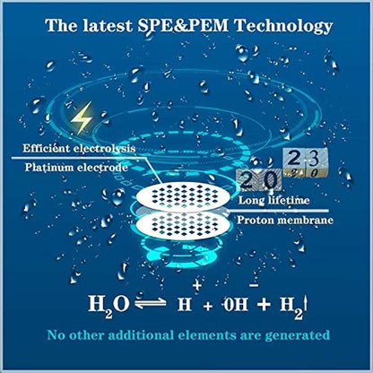 Hydrogen Water Generator: Hydrogen Water Kettle with SPE – Close-up Detail