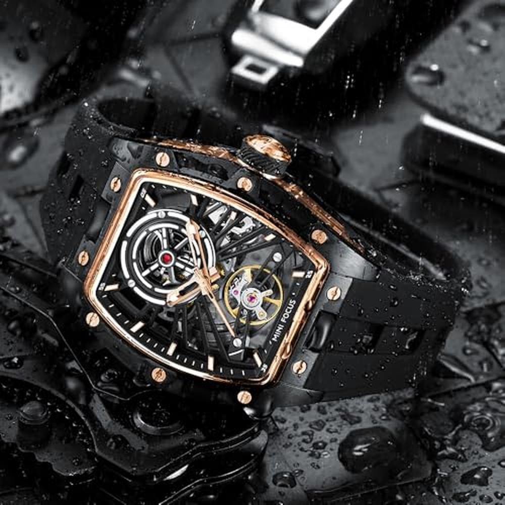 AIMES Automatic Watches for Men Self Winding Mechanical – Side View