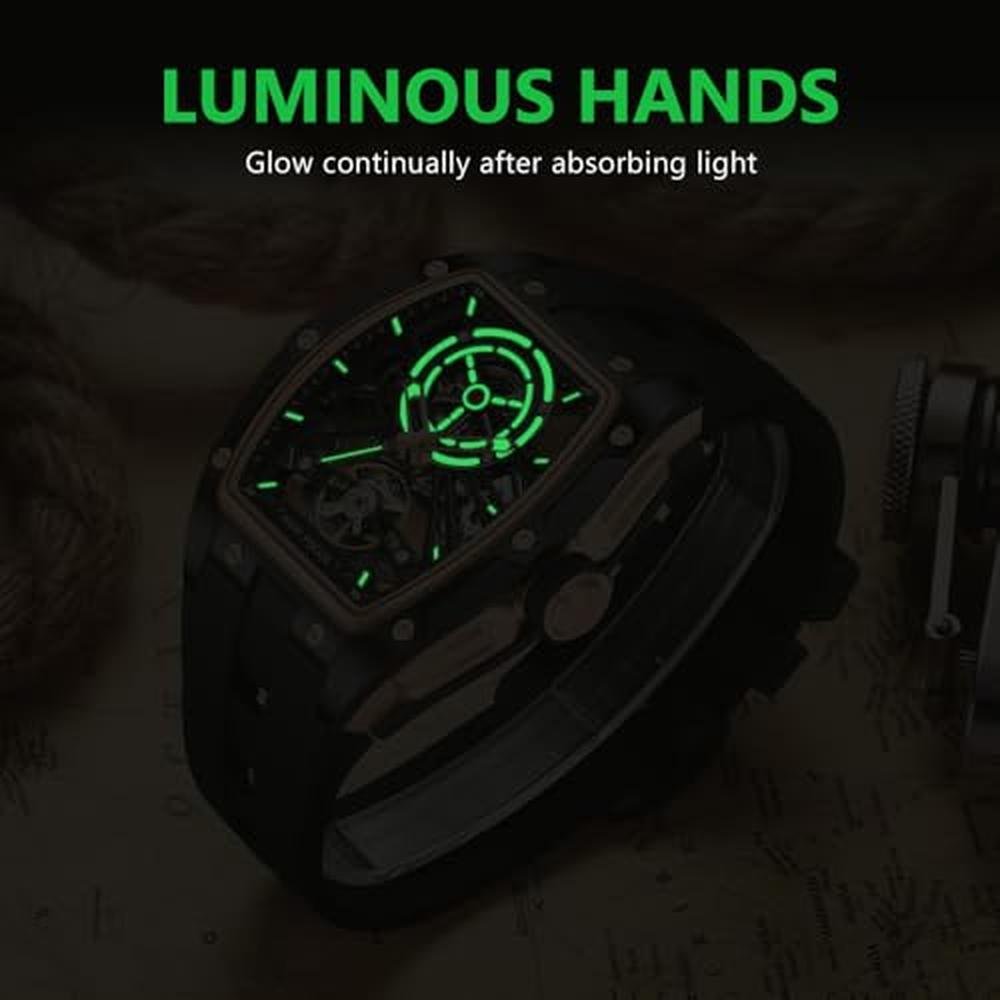 AIMES Automatic Watches for Men Self Winding Mechanical – In Use