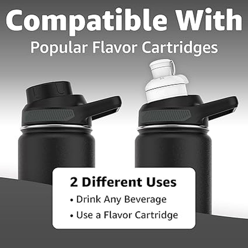 Stainless Steel Water Bottle: Insulated – Side View