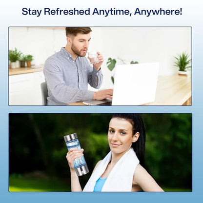Hydrogen Water: AQUSOFT Portable Alkaline Hydrogen Water – Packaging