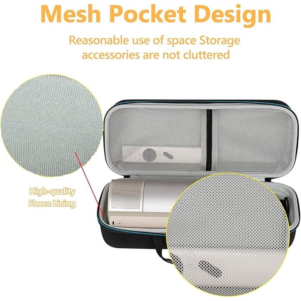 Hard Carrying Case for XGIMI MoGo 3 Pro Projector – Close-up Detail