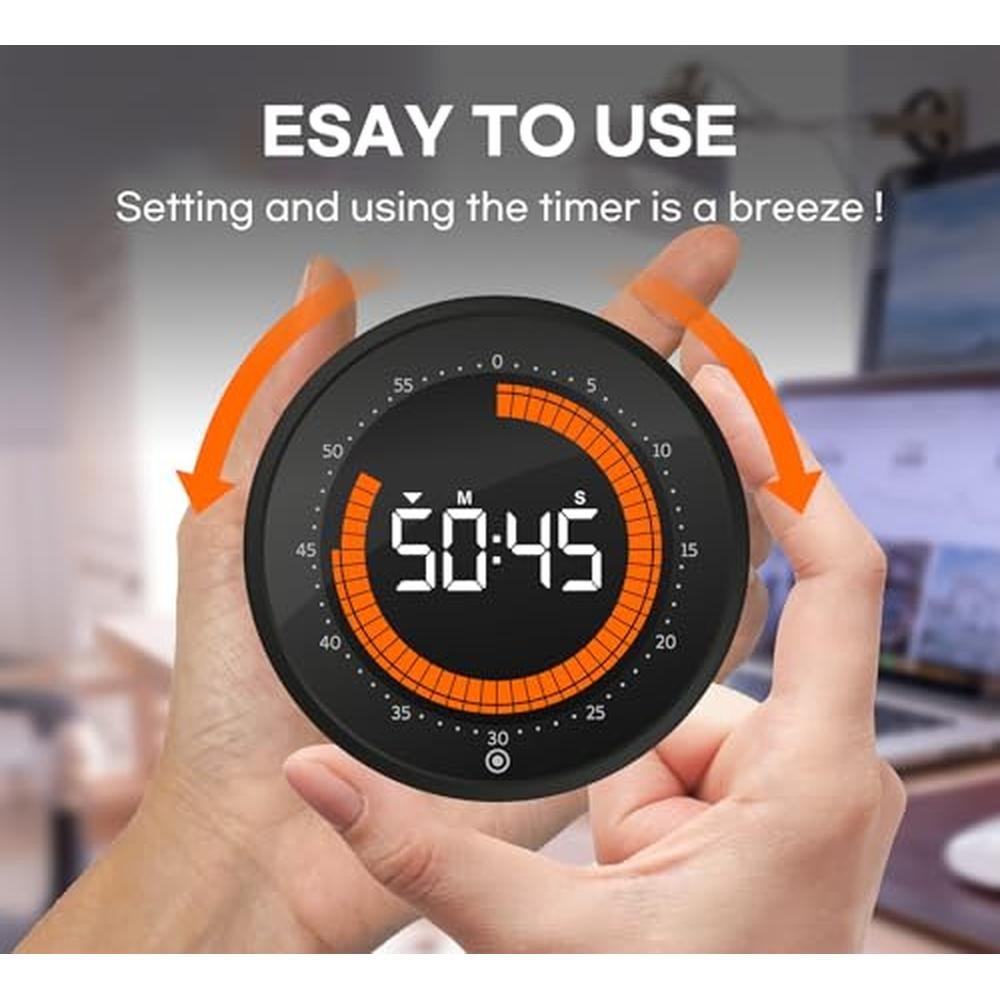 Visual Digital Timer for Autism ADHD Time Management – Close-up Detail