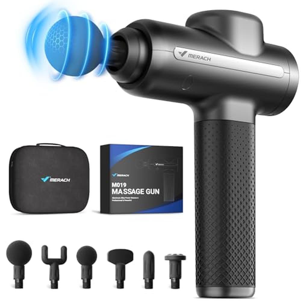 Massage Deep Tissue: MERACH Massage Gun Percussion Massager – Front View