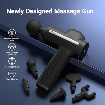 Massage Deep Tissue: MERACH Massage Gun Percussion Massager – Side View