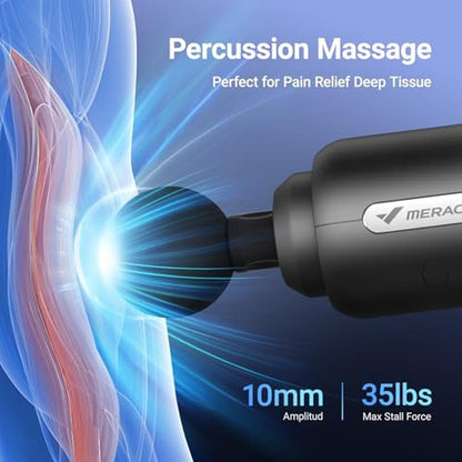 Massage Deep Tissue: MERACH Massage Gun Percussion Massager – In Use