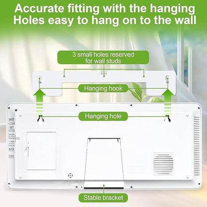 Wall Clock: 18-5 Extra Large Digital Wall Clock Battery – Packaging