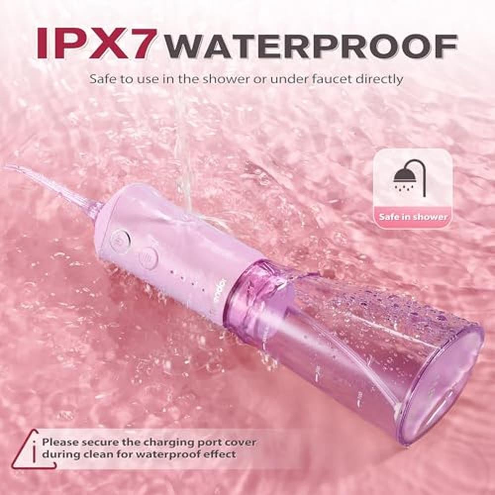 Water Dental Flosser: TOVENDOR Rechargeable Oral Irrigator – Close-up Detail