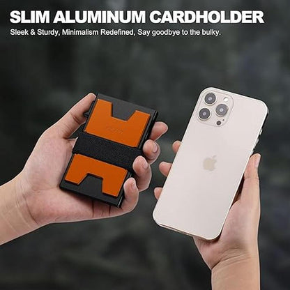 Wallet Slim: SEMORID Aluminum Card Holder – In Use