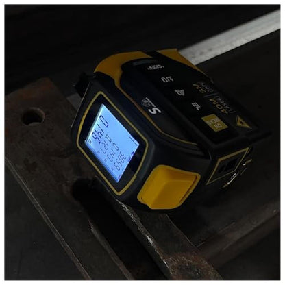 Laser Tape Measure: 4-in-1 Laser Level Crosshairs 130ft/40m – In Use