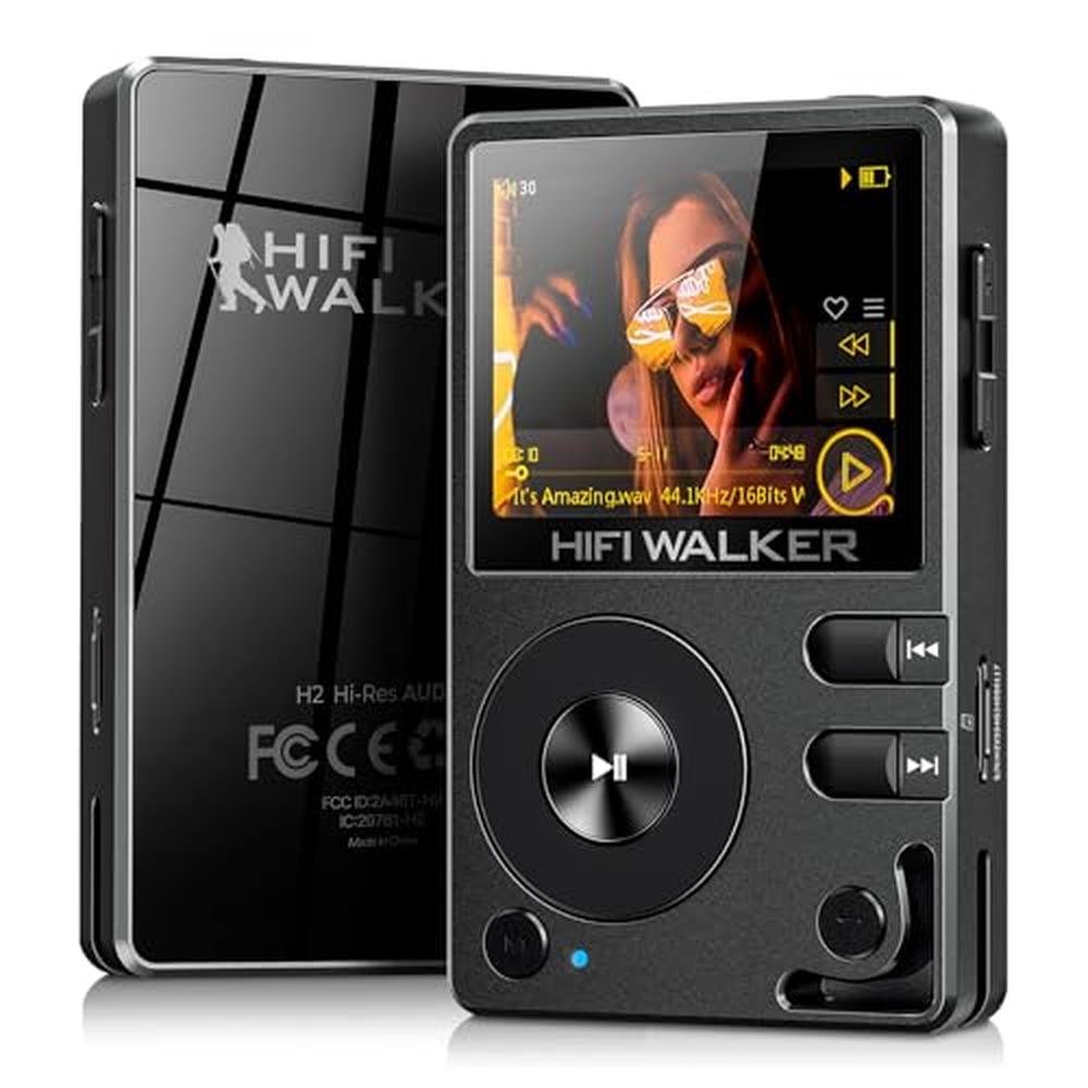 MP3 Player Bluetooth: HIFI WALKER H2 128GB Hi-Res Music – Front View