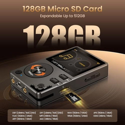 MP3 Player Bluetooth: HIFI WALKER H2 128GB Hi-Res Music – Packaging
