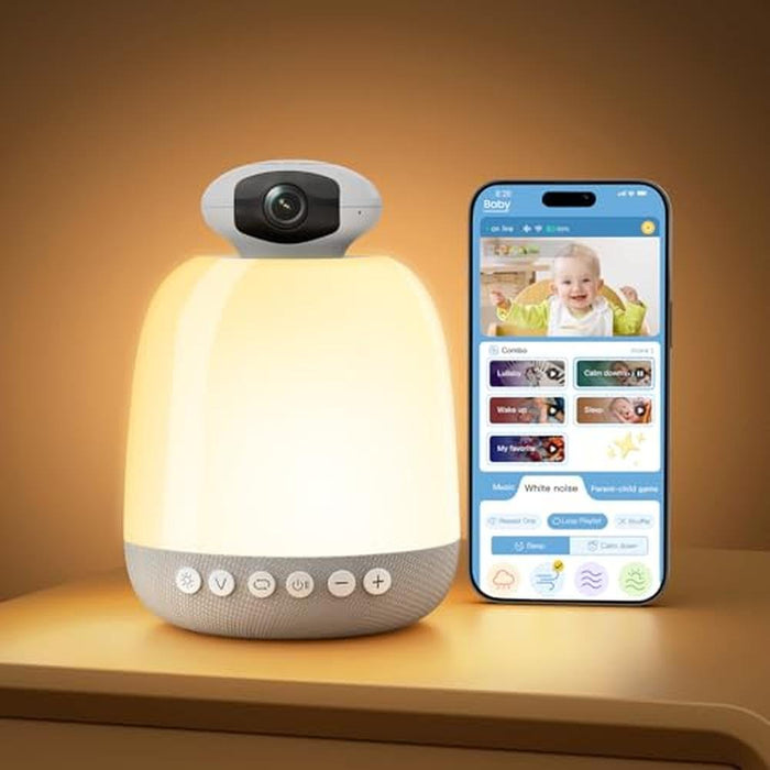 Baby Monitor: Glocusent Smart WiFi 1080p Secure Video Baby – Front View