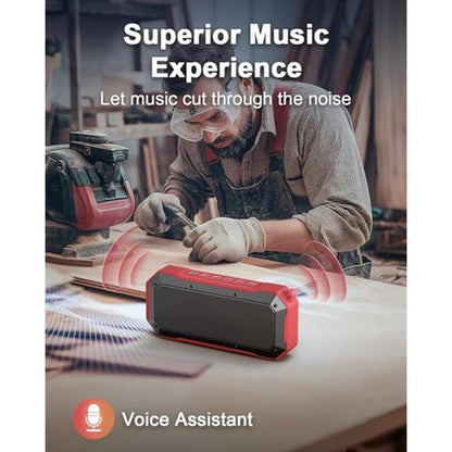 Wireless Speaker: Qozybuds Bluetooth Jobsite Speaker with – Packaging