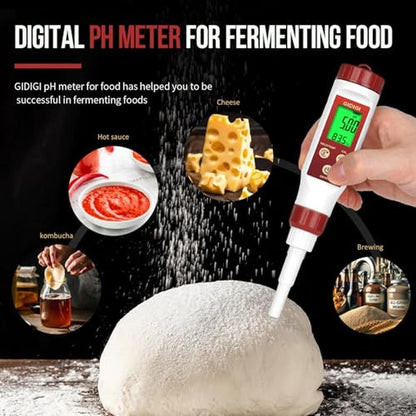 Digital pH Meter for Food: pH Test Pro – In Use