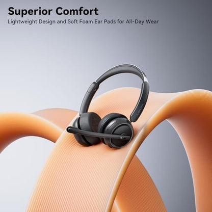 Wireless Headset with Mic: Premium Noise Cancelling – Packaging