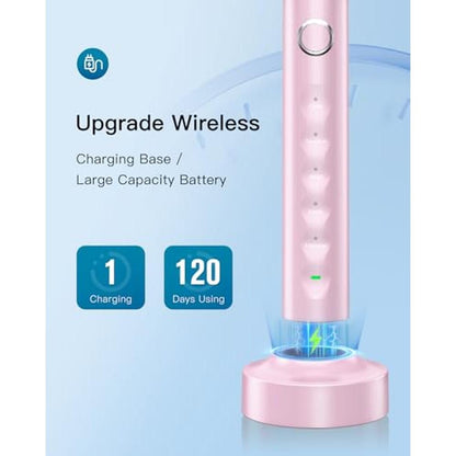 Toothbrush Rtauys: Rtauys Electric Toothbrush Wireless – Side View