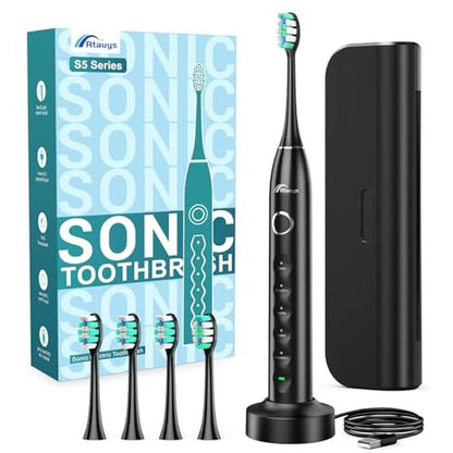 Toothbrush Rtauys: Rtauys Electric Toothbrush Wireless – Front View