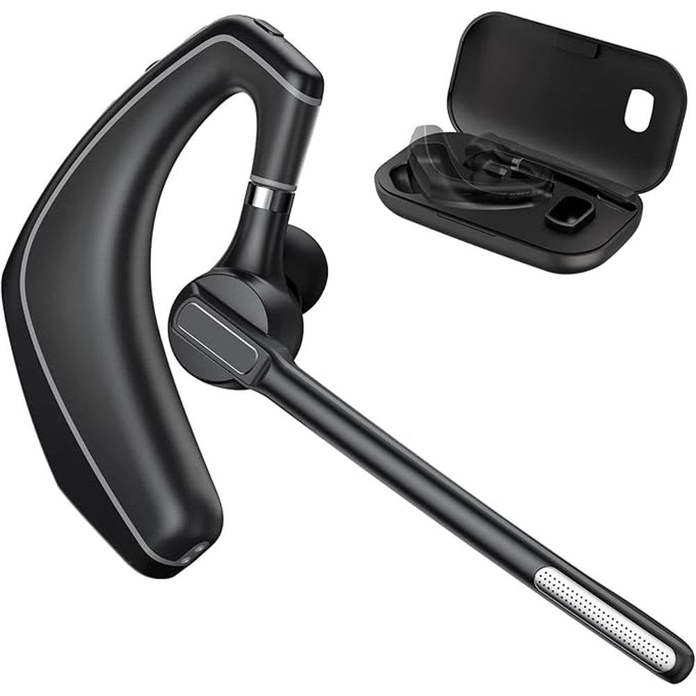 Wireless Bluetooth Headset for Work With Built-in – Front View