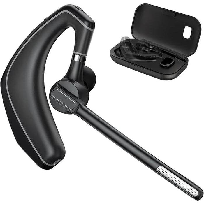 Wireless Bluetooth Headset for Work With Built-in – Front View