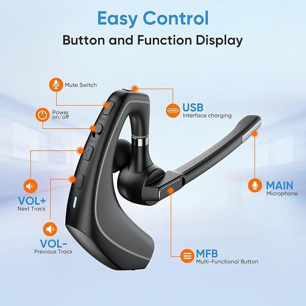 Wireless Bluetooth Headset for Work With Built-in – Packaging