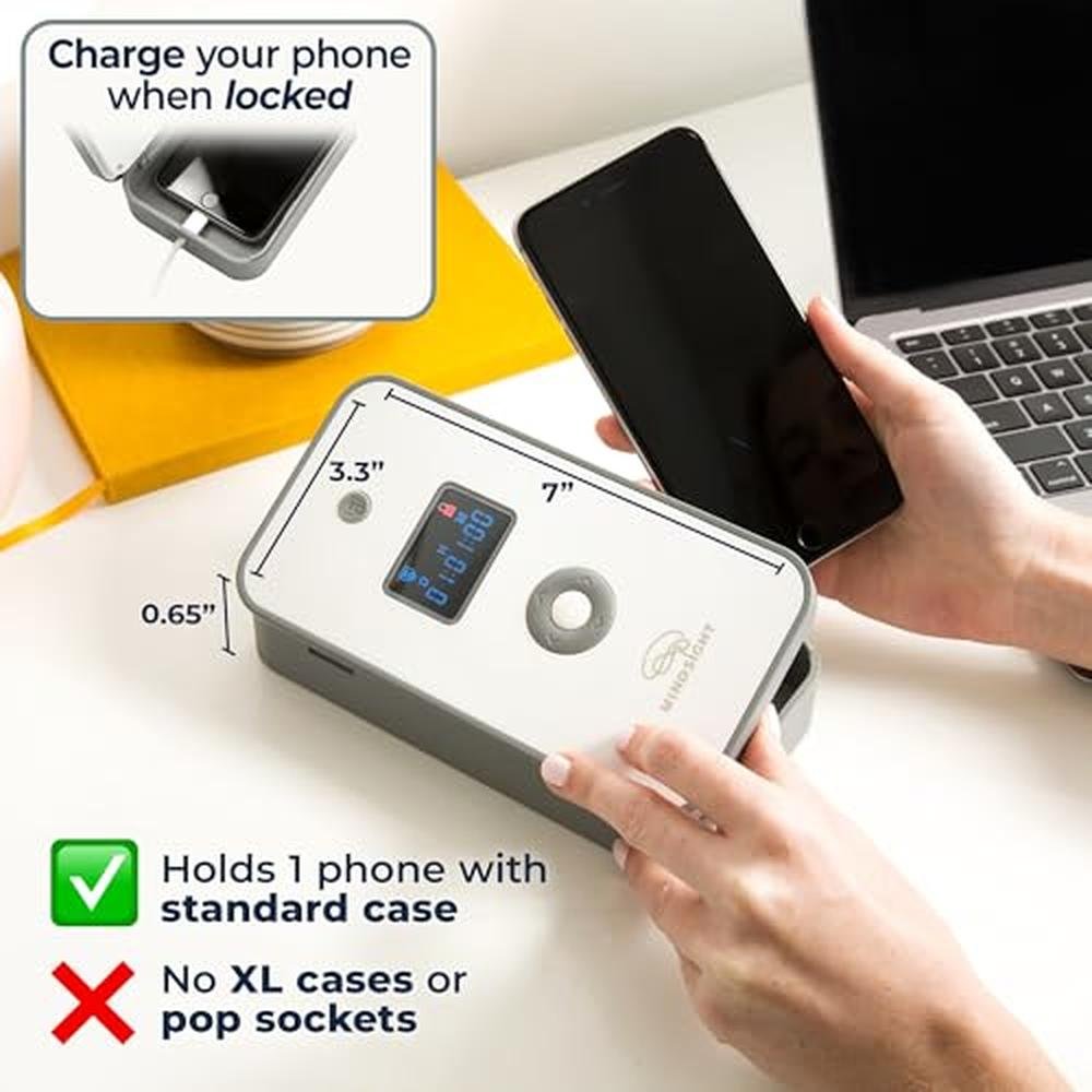 Mindsight Personal Timed Lock Box – Close-up Detail