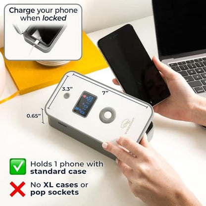 Mindsight Personal Timed Lock Box – Close-up Detail