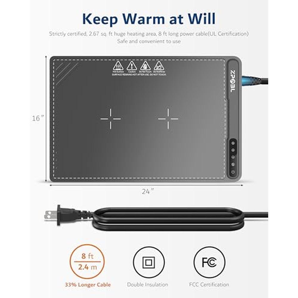 Food Warming: Electric Food Warming Tray 24x16 – Close-up Detail