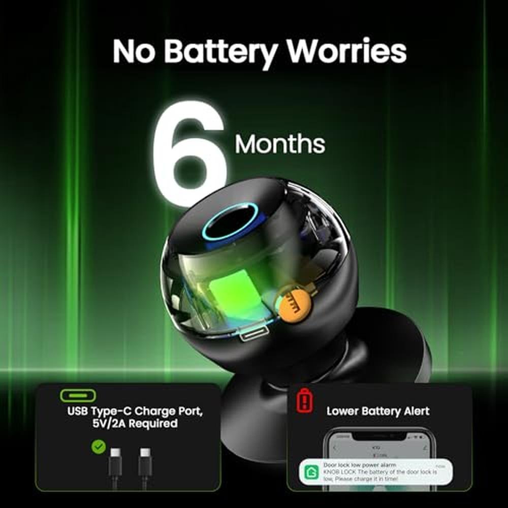 Fingerprint Door Lock: GHome Smart 3-in-1 Biometric Door – In Use