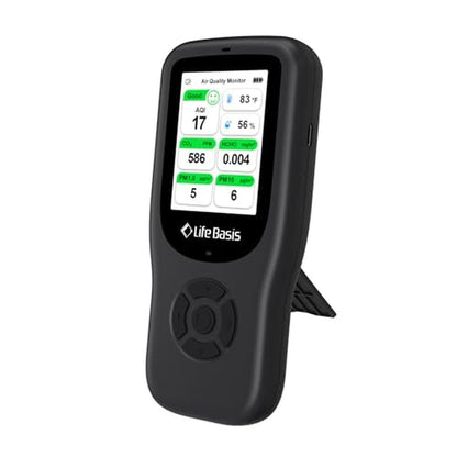 LifeBasis Air Quality Monitor Indoor – Front View