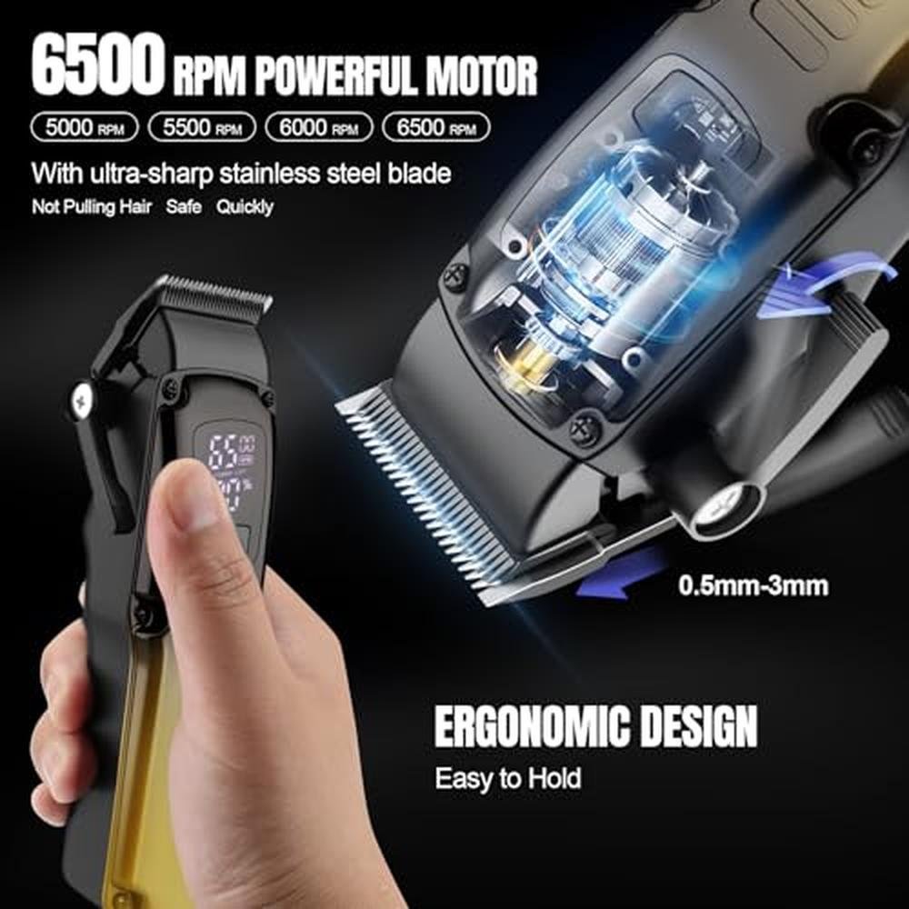 Hair Trimmer: Zesuti Professional Barber Hair Clippers – Side View