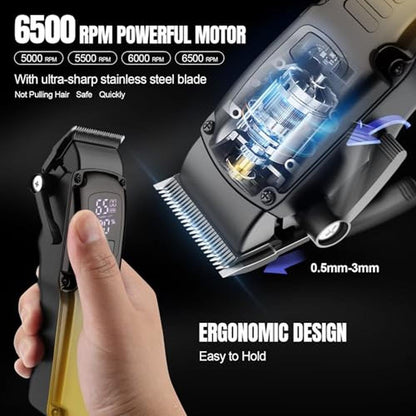 Hair Trimmer: Zesuti Professional Barber Hair Clippers – Side View