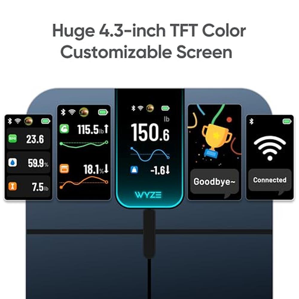 Body Scale: Ultra Smart Scale 4.3 Color Display – Front View
