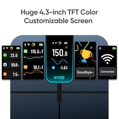 Body Scale: Ultra Smart Scale 4.3 Color Display – Front View