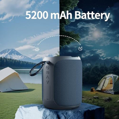 Bluetooth Speaker: YEAHBOX Portable IPX7 Waterproof 40W – Packaging
