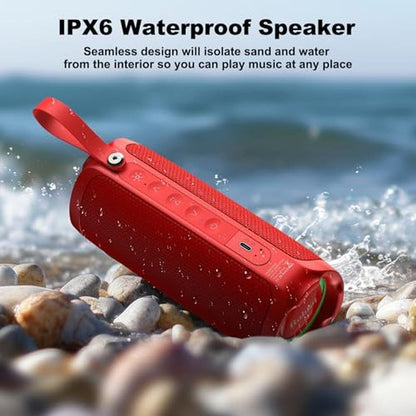 Speaker Bobtot: Bobtot Portable Bluetooth Speaker IPX6 – Close-up Detail