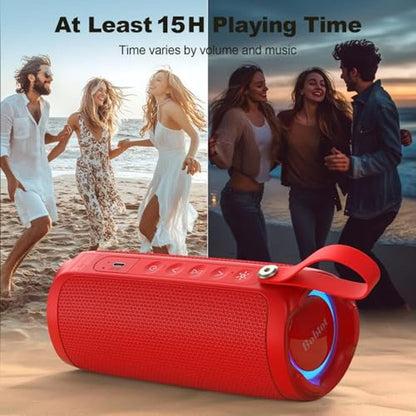 Speaker Bobtot: Bobtot Portable Bluetooth Speaker IPX6 – In Use