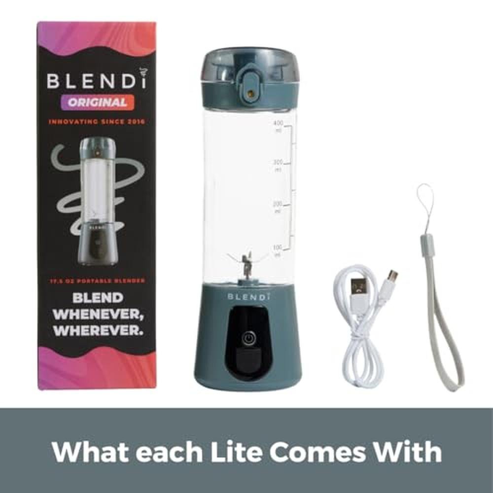 Protein Blendi: BLENDi Lite Electric Protein Shaker 17oz – Side View