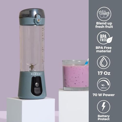Protein Blendi: BLENDi Lite Electric Protein Shaker 17oz – Close-up Detail
