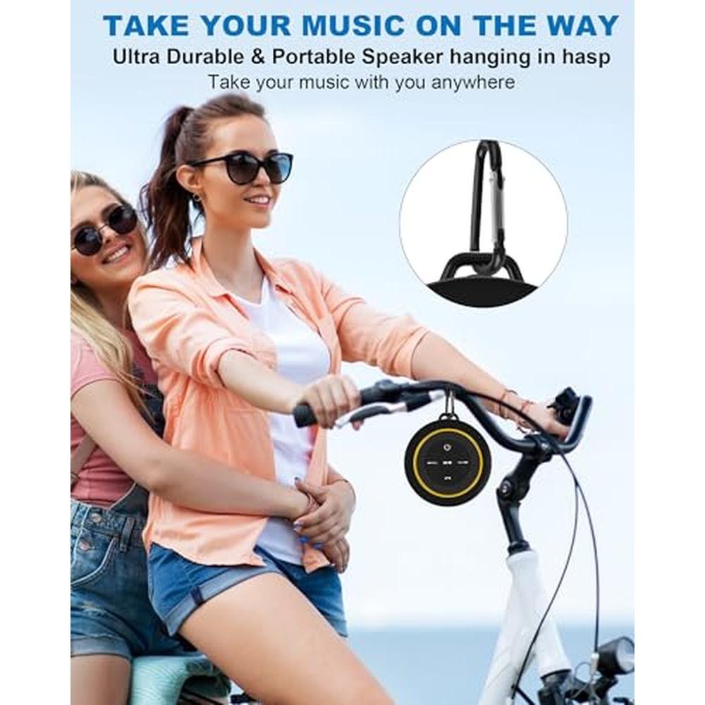 Bluetooth Speaker: Razobws Portable Waterproof Wireless – Close-up Detail
