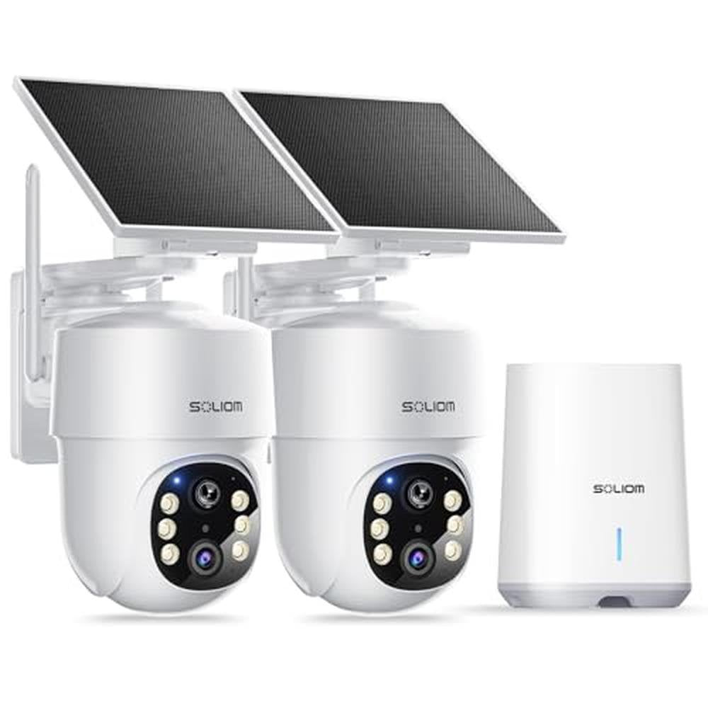 Soliom Security Camera: Soliom 5MP Wireless Outdoor Camera – Front View