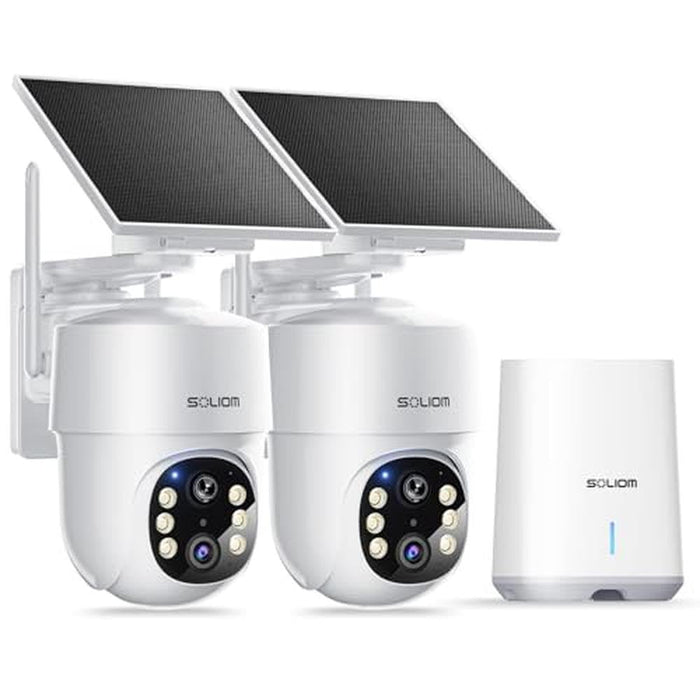 Soliom Security Camera: Soliom 5MP Wireless Outdoor Camera – Front View