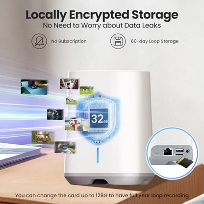 Soliom Security Camera: Soliom 5MP Wireless Outdoor Camera – Close-up Detail