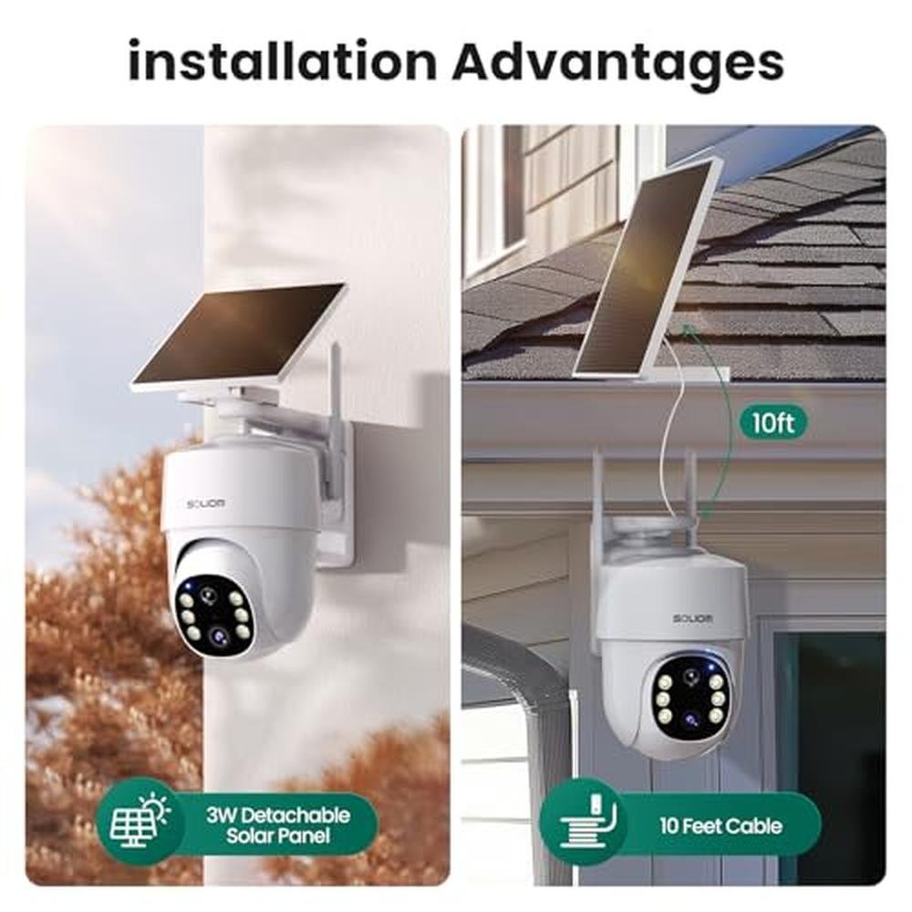 Soliom Security Camera: Soliom 5MP Wireless Outdoor Camera – Packaging