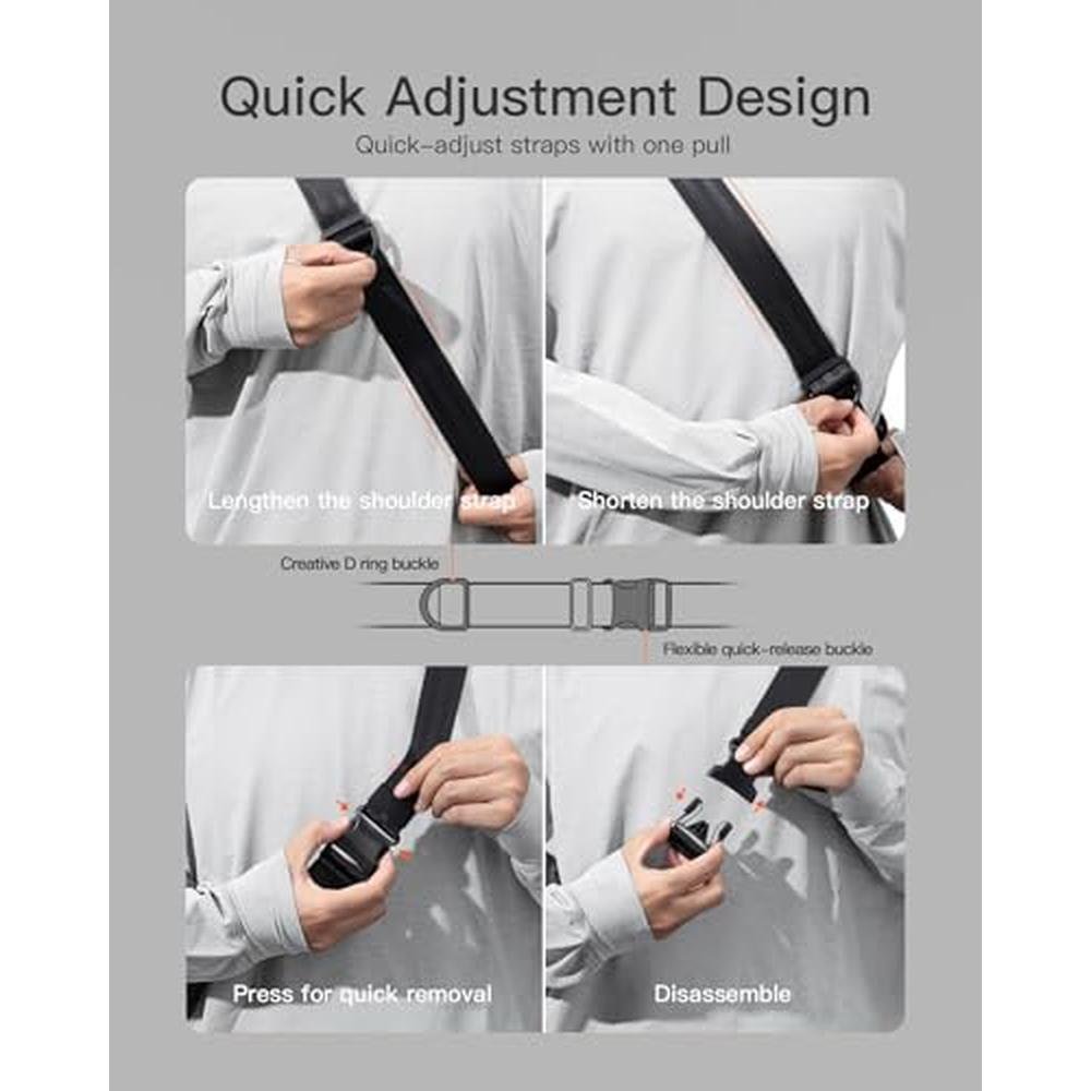 Inateck Sling Bag X-Lite: Lightweight Crossbody Shoulder – Packaging