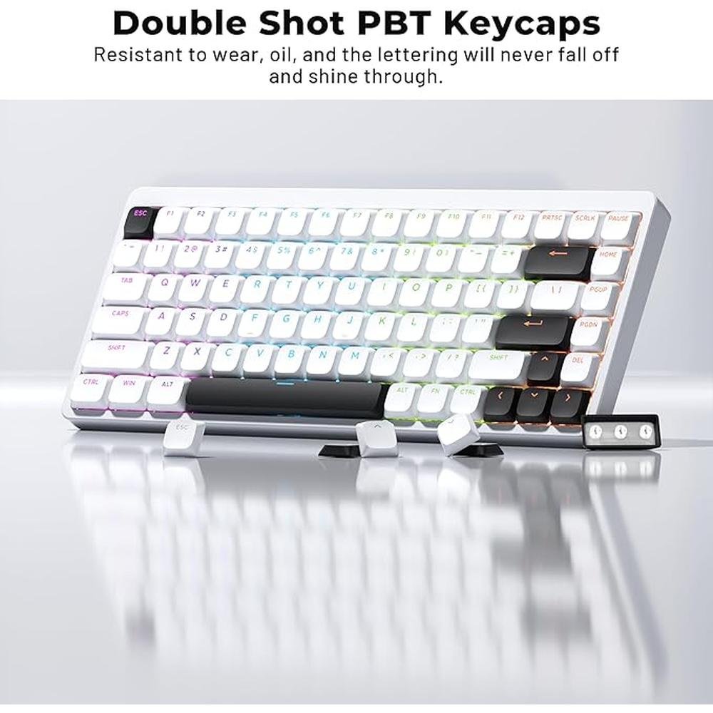 Keycaps Keyboard: Xvx Low Profile White Keycaps Shine – Packaging