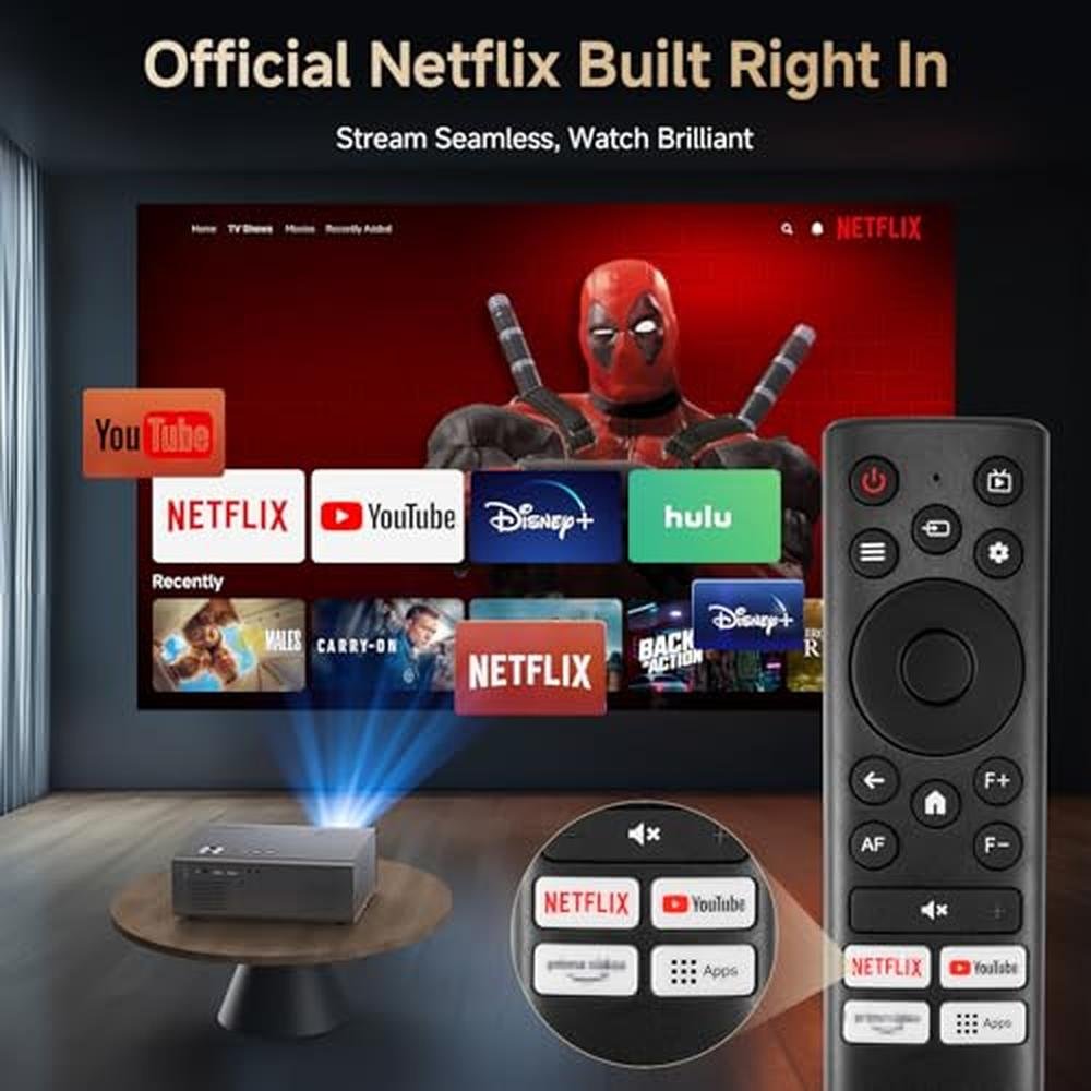 4K Projector: Kogata GC357 Netflix Certified Dolby Audio – Close-up Detail